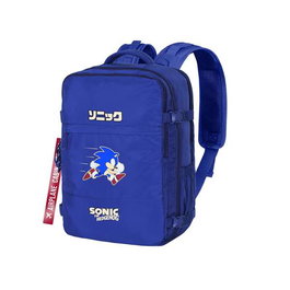 Karactermania Mercury Cabin Sonic Action - Sac à dos de voyage pour cabine d'avion avec compartiment pour ordinateur portable 15,6 pouces - 25 x 20 x 40 cm