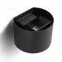Applique Murale Extérieure LED 2x5W Noir 4000K IP65