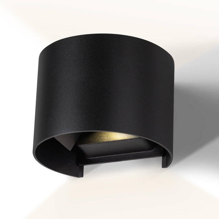 Applique Murale Extérieure LED 2x5W Noir 4000K IP65 Applique Murale Extérieure LED 2x5W Noir 4000K IP65