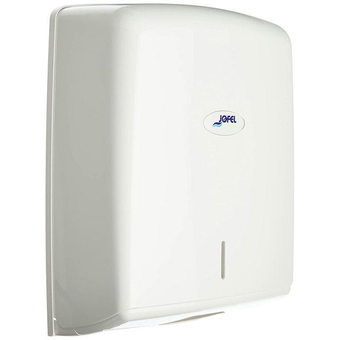 Distributeur de papier Jofel Blanc ABS 13 x 27 x 36 cm Distributeur de papier Jofel Blanc ABS 13 x 27 x 36 cm