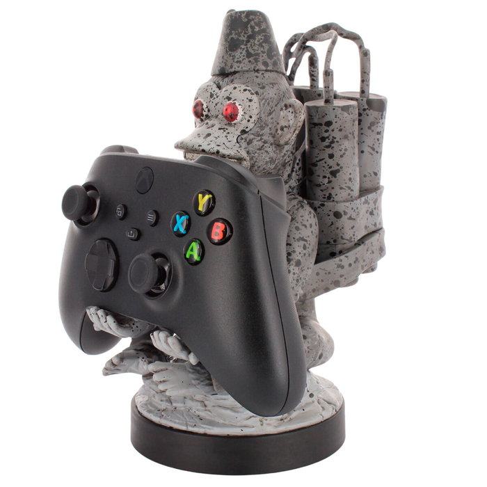 EXQUISITE GAMING Support de contrôleur figurine Toasted Monkey Bomb Call of Duty (21 cm) - Pour PS5 DualSense, Xbox Series, iPhone