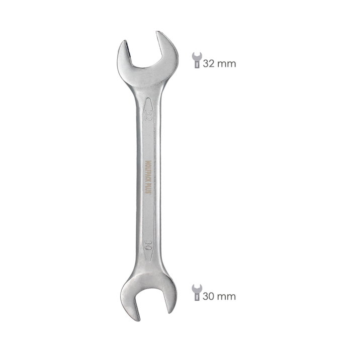 WOLFPACK LINEA PROFESIONAL Clé fixe DIN 3110 30x32 mm WOLFPACK LINEA PROFESIONAL Clé fixe DIN 3110 30x32 mm