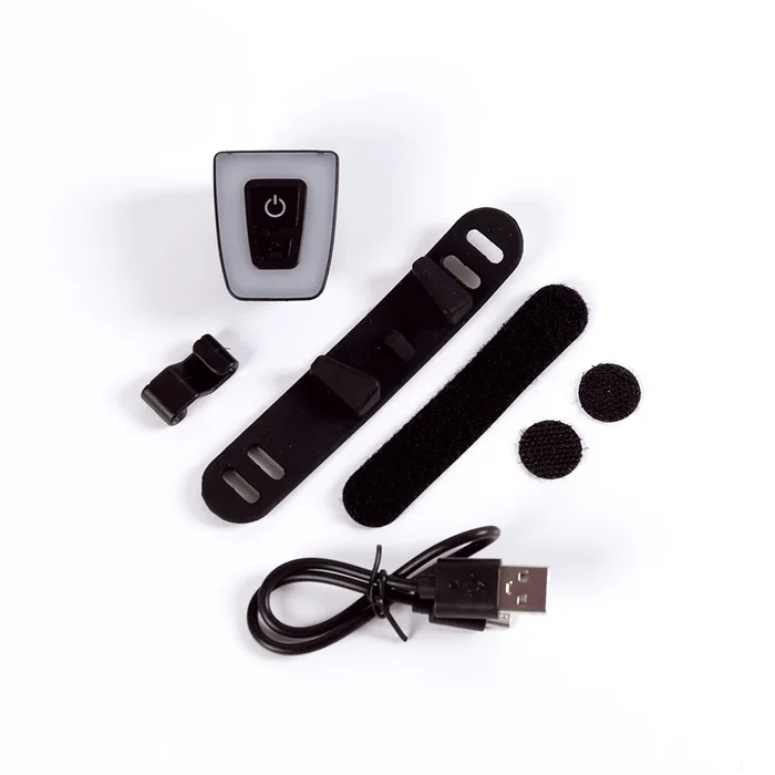 Lumière arrière LED Vélo 2 Niveaux + Clignotant USB, Autonomie 300 min, Alimentation Câble USB