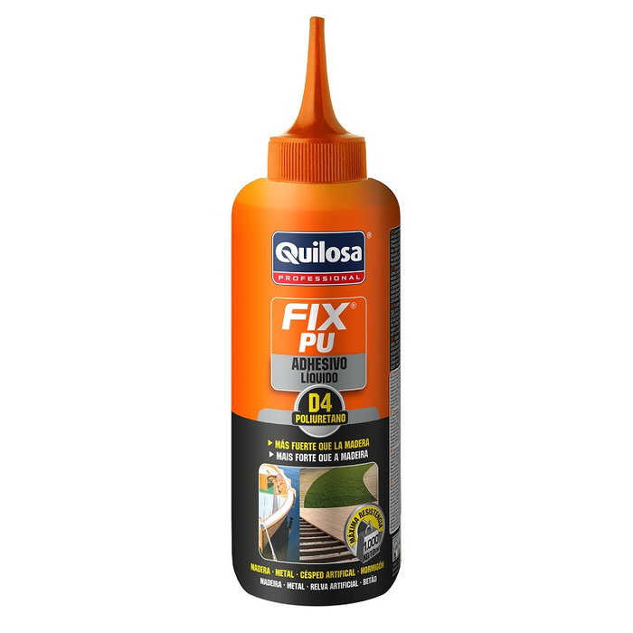 QUILOSA Adhésif de polyuréthane monocomposant D4 liquide 850 g QUILOSA Adhésif de polyuréthane monocomposant D4 liquide 850 g