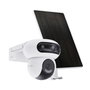 Ezviz HB90 Caméra de surveillance extérieure double motorisée avec panneau solaire 8W