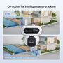 Ezviz HB90 Caméra de surveillance extérieure double motorisée avec panneau solaire 8W