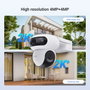 Ezviz HB90 Caméra de surveillance extérieure double motorisée avec panneau solaire 8W