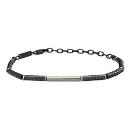 Bracelet Homme Breil TJ3639 Argent 925 Noir