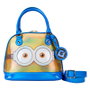 LOUNGEFLY Sac à bandoulière Minions Gru avec bandoulière réglable en cuir vegan et détails imprimés - Despicable Me
