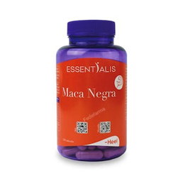 Heel Essentialis Maca Negra 120 Capsules - Complément Alimentaire pour la Vitalité avec Tribulus, Ginseng, Zinc, Vitamines B6 et B12 - Apte pour Végans