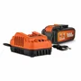 Dual Power POWDPGCSS2 - Tronçonneuse élagueuse sans fil 40 V - Guide 350 mm - Moteur brushless - Avec batterie et chargeur