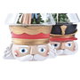 Décoration lumineuse DKD Home Decor Noël Rouge Blanc (15 x 13,5 x 24 cm) (2 Unités)