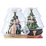 Décoration lumineuse DKD Home Decor Noël Rouge Blanc (15 x 13,5 x 24 cm) (2 Unités)