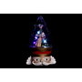 Décoration lumineuse DKD Home Decor Noël Rouge Blanc (15 x 13,5 x 24 cm) (2 Unités)