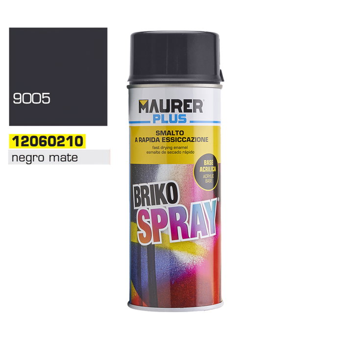 MAURER Spray noir mat profond 400 ml MAURER Spray noir mat profond 400 ml