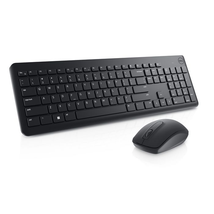 Dell KM3322W - Combo Clavier et Souris Sans Fil, International (États-Unis), QWERTY, pour Productivité au Quotidien