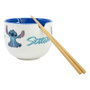 Lilo & Stitch bol à ramen avec baguettes Stitch