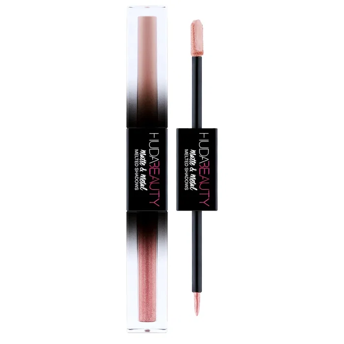 Huda Beauty Matte & Metal Fard à paupières liquide Toast à la cannelle Huda Beauty Matte & Metal Fard à paupières liquide Toast à la cannelle