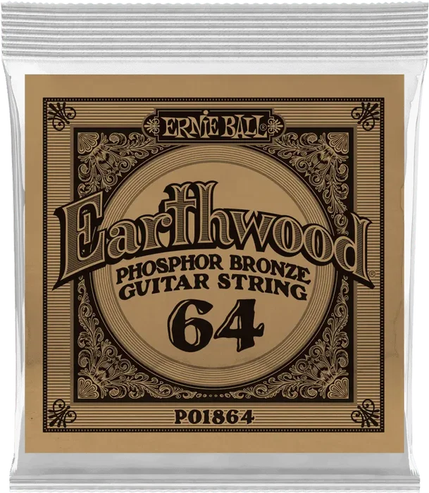 Ernie Ball Earthwood Phosphor/Bronze Corde Acoustique .064 Ernie Ball Earthwood Phosphor/Bronze Corde Acoustique .064