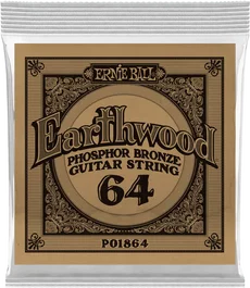 Ernie Ball Earthwood Phosphor/Bronze Corde Acoustique .064