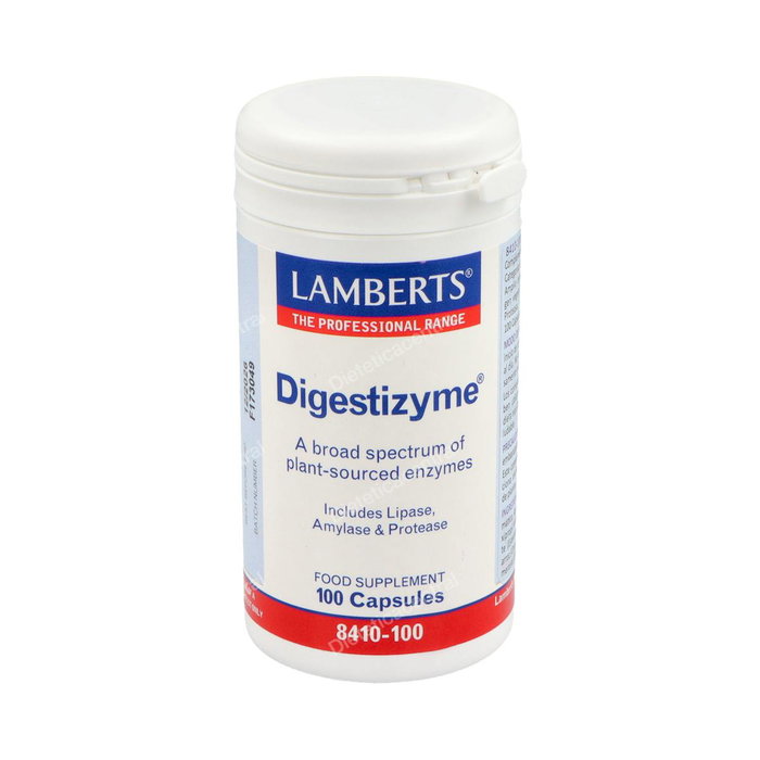 LAMBERTS Digestizyme Complexe d'Enzymes 100 capsules LAMBERTS Digestizyme Complexe d'Enzymes 100 capsules