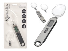 Kinvara Cuillère Doseuse Inox 500g Noir 24x3.5x12.5 cm (Set de 12)