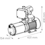 SFA Pompe Multicellulaire SaniMHP 9-50 avec Presscontrol PC4 - Pression Constante Automatique