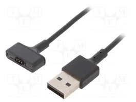AKYGA Câble de charge pour Fitbit Ionic, 1m, noir