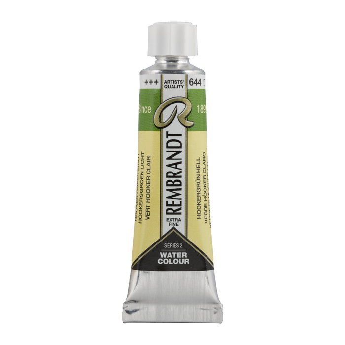 Rembrandt Aquarelle Vert Hooker clair 644 en tube 10 ml Rembrandt Aquarelle Vert Hooker clair 644 en tube 10 ml