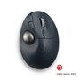 Kensington TB550 Trackball Pro Fit Ergo - Souris ergonomique sans fil Bluetooth et 2.4GHz avec 7 boutons, batterie rechargeable USB-C, 34mm pour le pouce