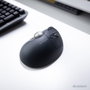 Kensington TB550 Trackball Pro Fit Ergo - Souris ergonomique sans fil Bluetooth et 2.4GHz avec 7 boutons, batterie rechargeable USB-C, 34mm pour le pouce