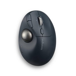 Kensington TB550 Trackball Pro Fit Ergo - Souris ergonomique sans fil Bluetooth et 2.4GHz avec 7 boutons, batterie rechargeable USB-C, 34mm pour le pouce
