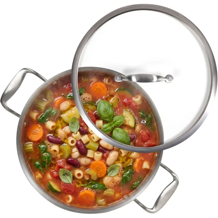 Livoo Faitout inox 24 cm MEP165 Triply Livoo Faitout inox 24 cm MEP165 Triply