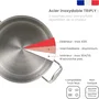 Livoo Faitout inox 24 cm MEP165 Triply