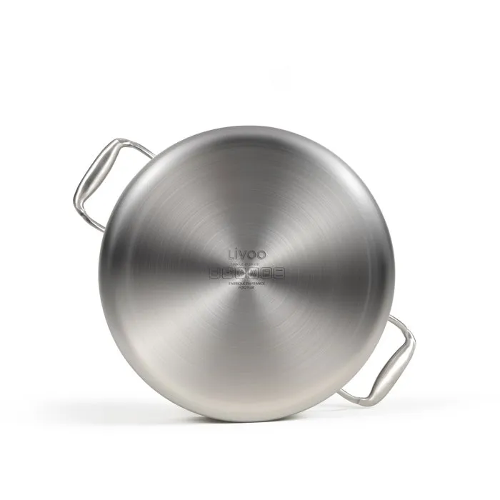 Livoo Faitout inox 24 cm MEP165 Triply Livoo Faitout inox 24 cm MEP165 Triply