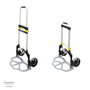 WOLFPACK LINEA PROFESIONAL Diable Maurer en aluminium 90 kg