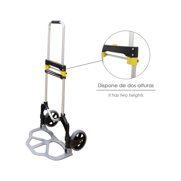 WOLFPACK LINEA PROFESIONAL Diable Maurer en aluminium 90 kg