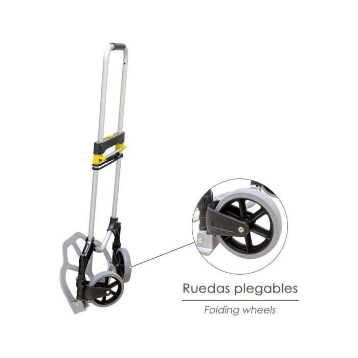 WOLFPACK LINEA PROFESIONAL Diable Maurer en aluminium 90 kg