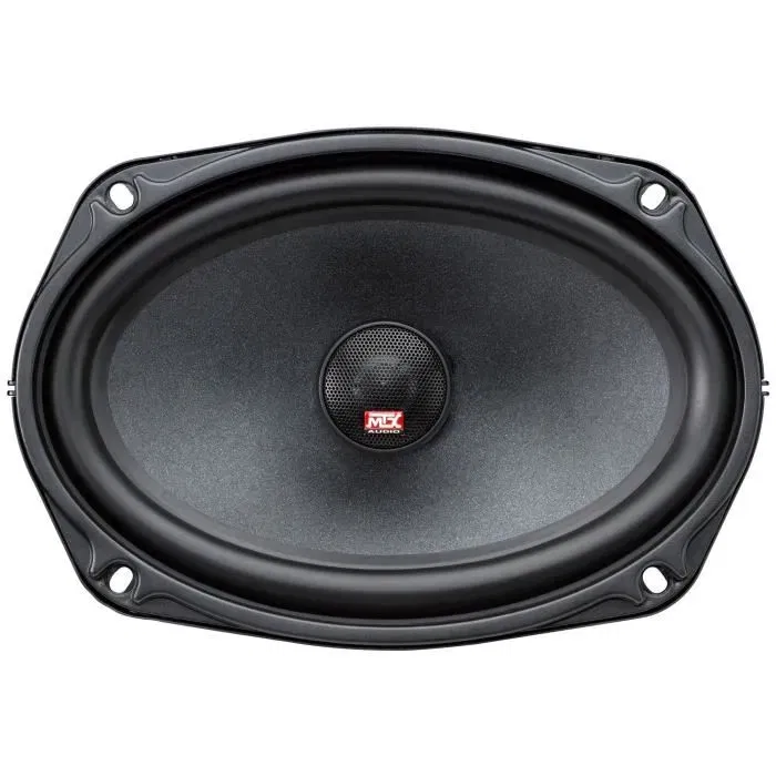 MTX AUDIO Haut-parleurs voiture coaxiaux 2 voies 16x23 cm (6x9") 100W RMS, bobine TIL 30 mm, tweeter dôme soie néodyme 25 mm
