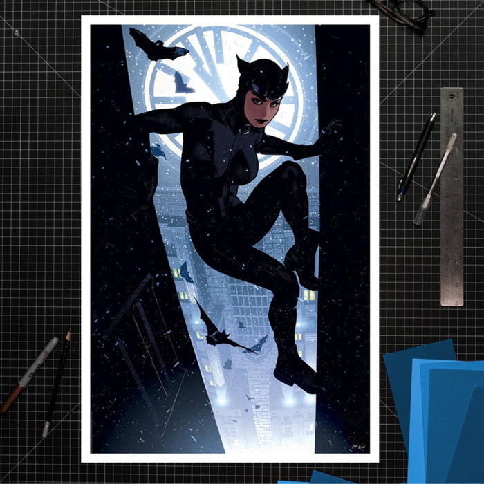 Sideshow Collectibles DC Comics Catwoman Impression Fine Art 41 x 61 cm