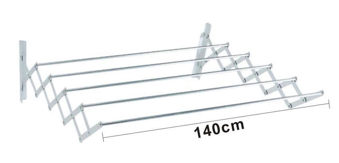 TALOX Tendedero extensible en aluminium accordéon 140x80 cm TALOX Tendedero extensible en aluminium accordéon 140x80 cm
