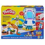 Hasbro Toy Story Creaciones Espaciales Play-Doh G2319 - Set de jeu avec vaisseau, figurines Woody et Buzz, 5 couleurs, accessoires, pour enfants dès 4 ans