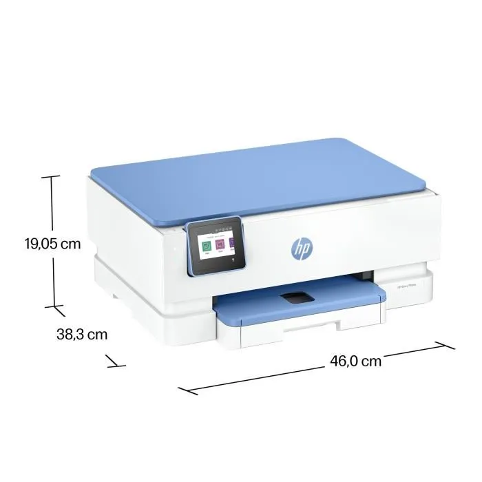 HP Envy Photo 7231 Imprimante Multifonction Jet d'Encre Couleur - Wifi - Ecran Tactile - Impression, Copie, Numérisation - Cartouches HP 303 Incluses