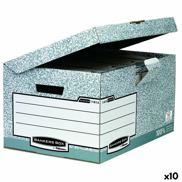 boîte pour archives Fellowes Gris 10 Unités (31 x 39 x 56 cm)