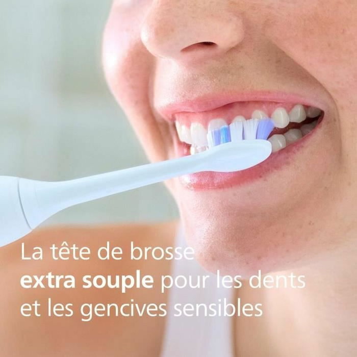 Philips Lot de 8 têtes de rechange HX6058/87 blanc Philips Lot de 8 têtes de rechange HX6058/87 blanc