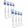 Philips Lot de 8 têtes de rechange HX6058/87 blanc