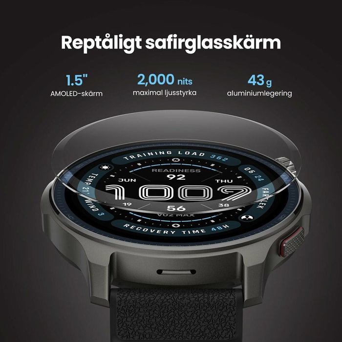 Amazfit Balance 2 Noir Gris 1,5%
