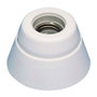 F-Line Portalámparas superficie recto interior e27 blanc