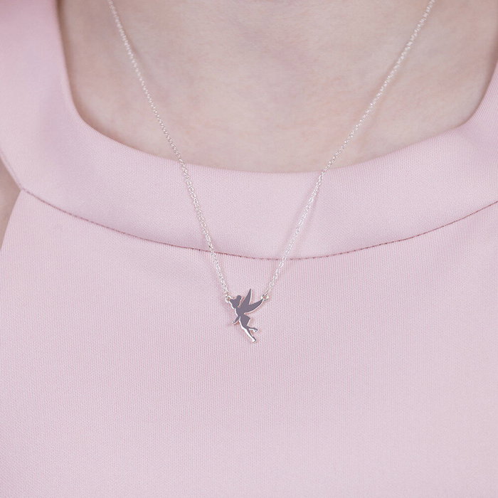 Disney - Pendentif Clochette (Tinker Bell) en Argent 925 - Collier