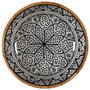 Home Deco Factory Ensaladera Dune Negro 28 cm